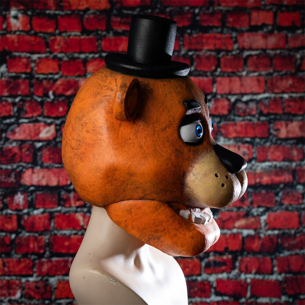 【New Arrival】Xcoser Five Nights at Freddy's Faz Bear Cosplay Mask Latex