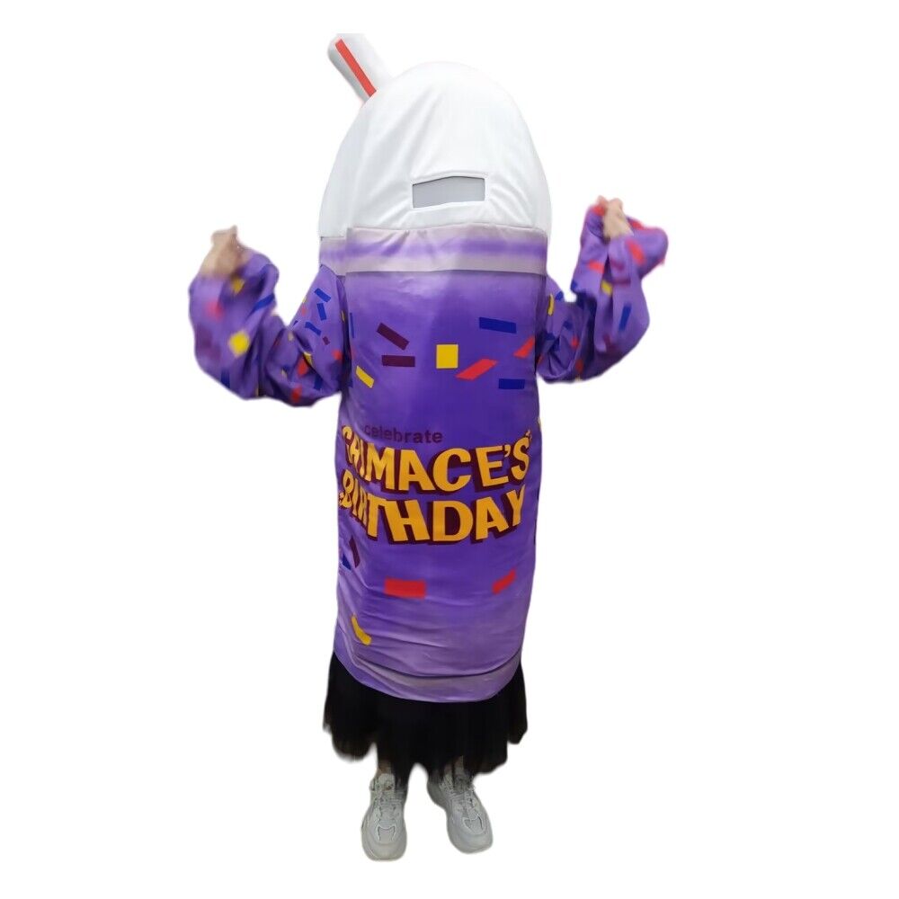 【New Arrival】Xcoser Grimace Birthday Purple Shake Milkshake Costume