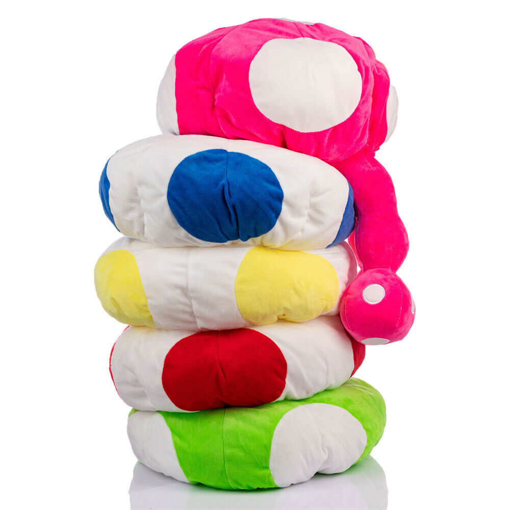 【New Arrival】Xcoser Super Mario Bros. Plush Mushrooms Hats