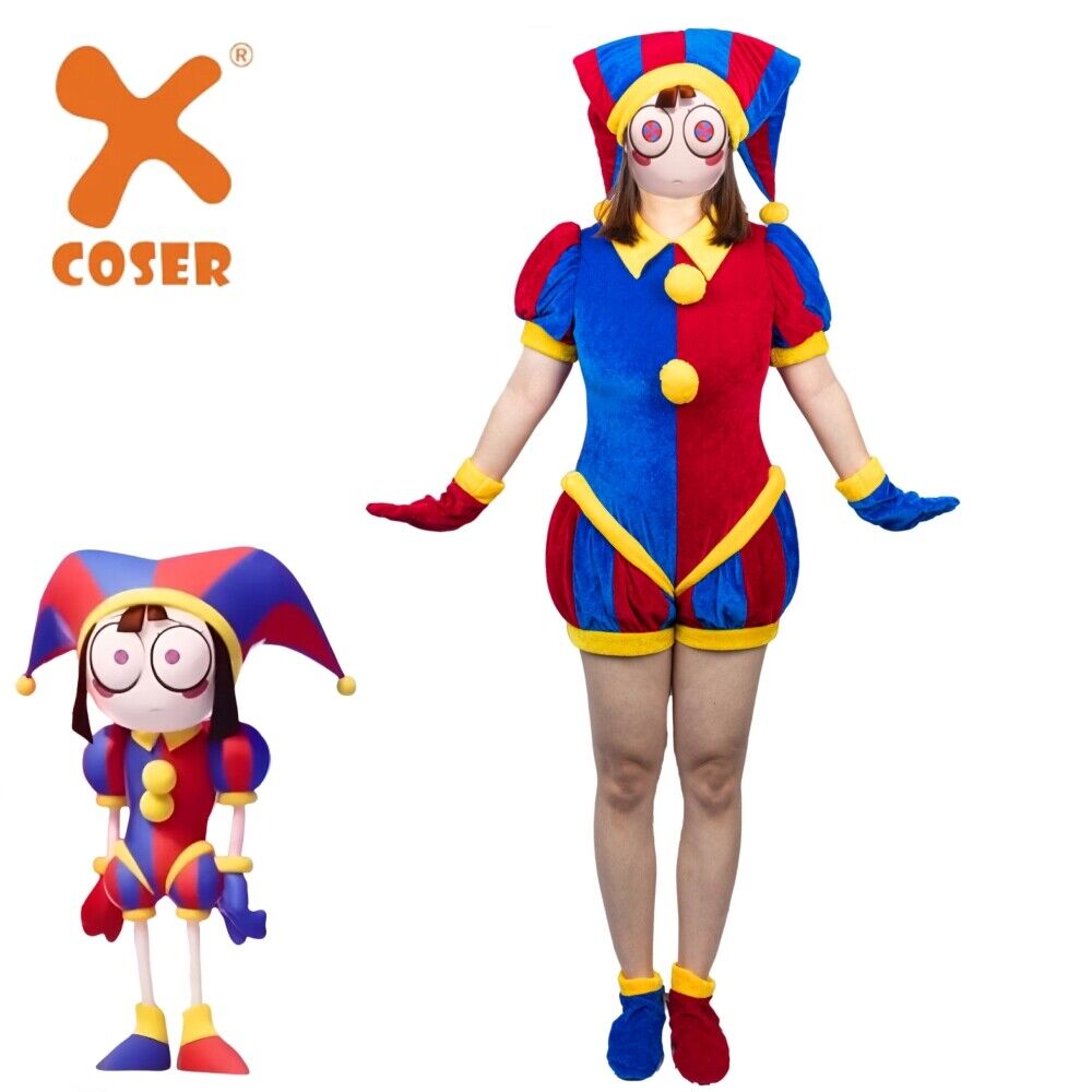 New Arrival】Xcoser Pomni The Amazing Digital Circus Inspired Cosplay –  X-costumes