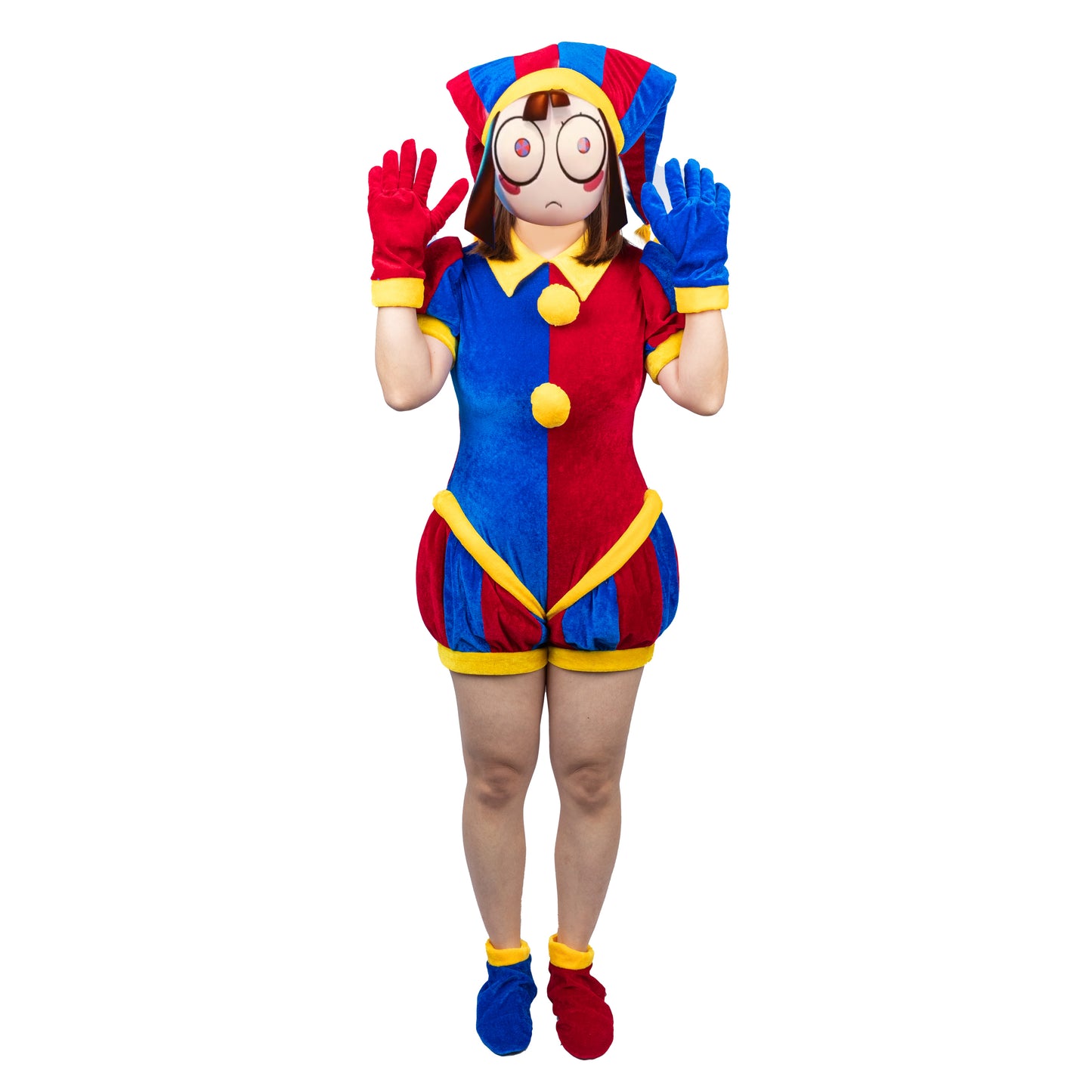 【New Arrival】Xcoser Pomni The Amazing Digital Circus Inspired Cosplay
