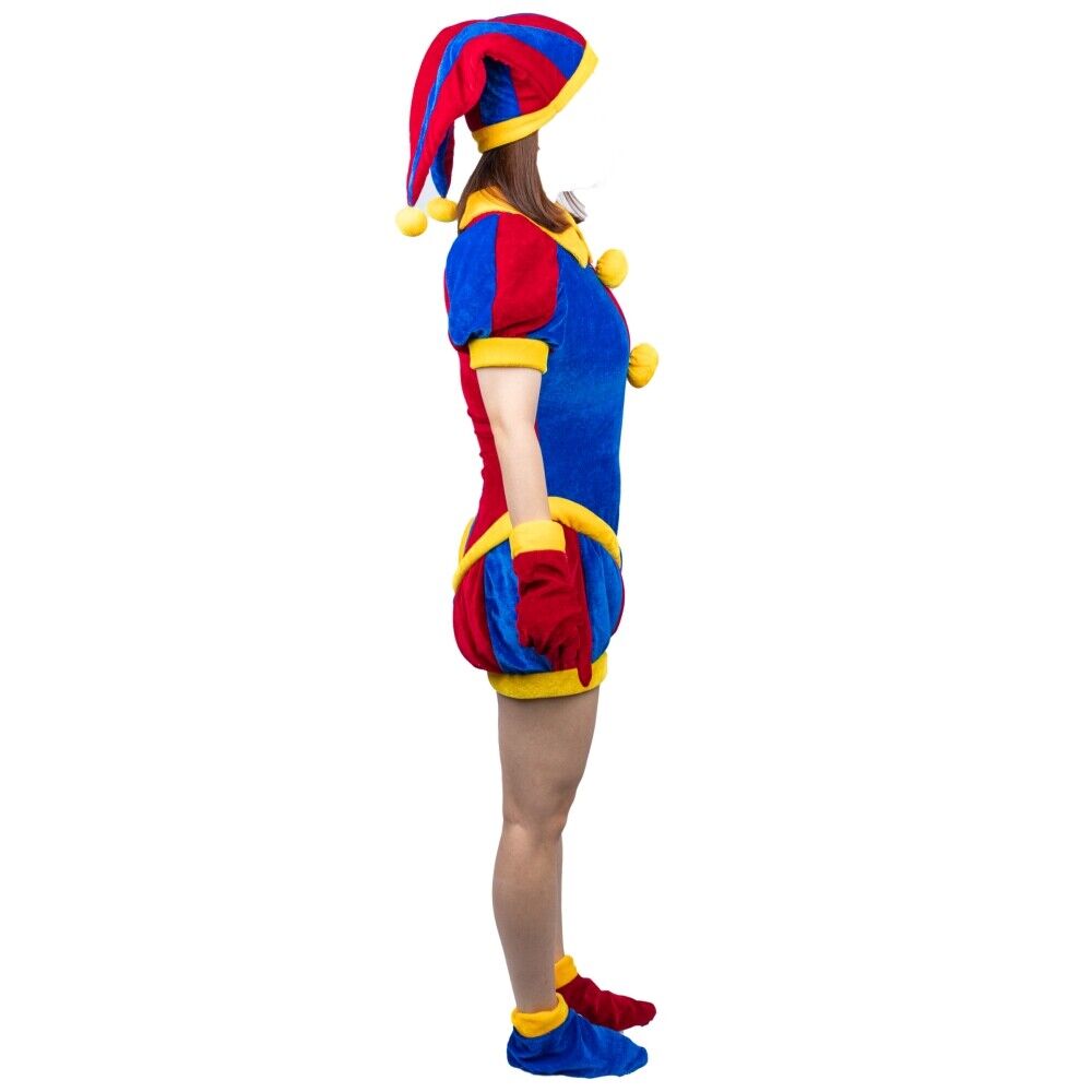 【New Arrival】Xcoser Pomni The Amazing Digital Circus Inspired Cosplay