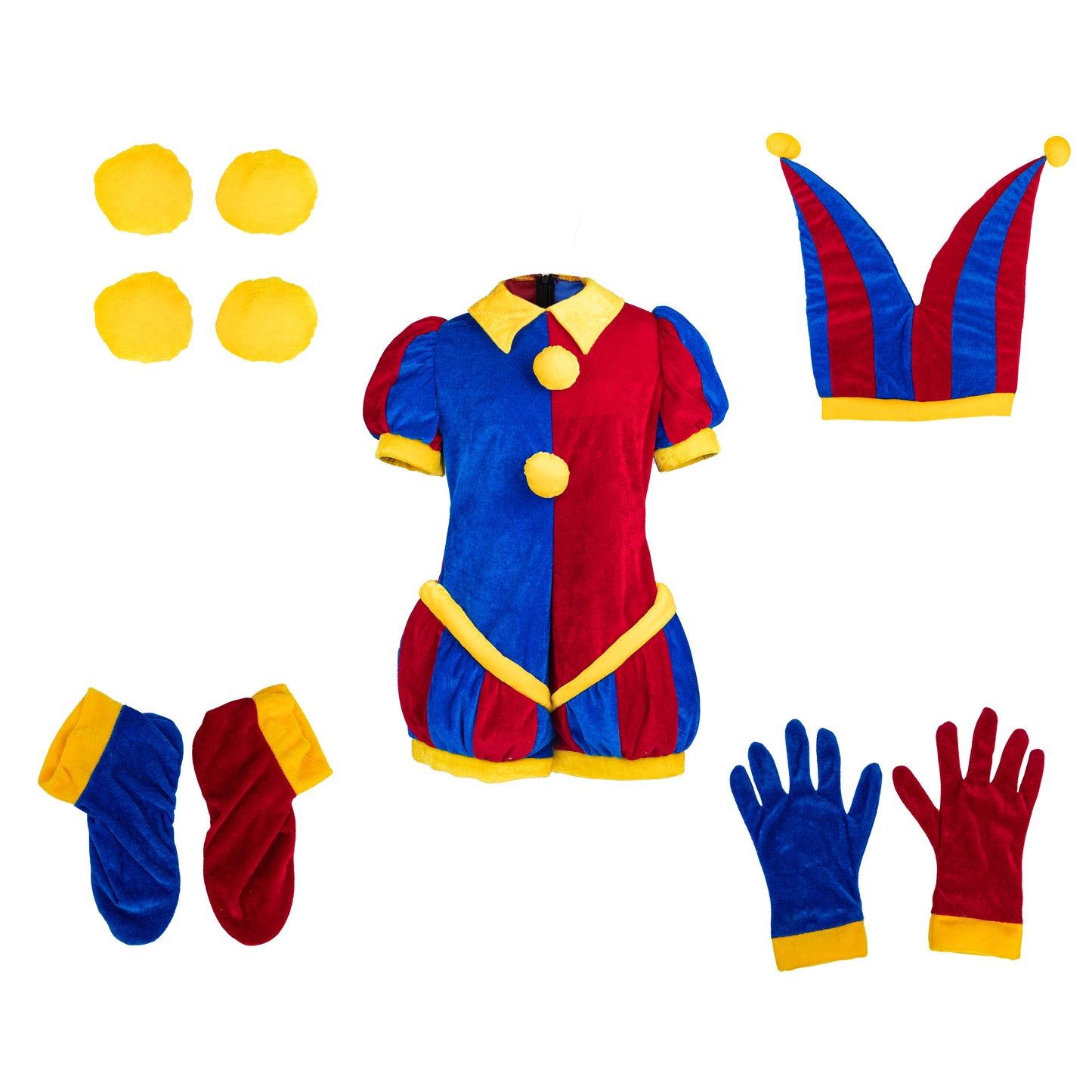 【New Arrival】Xcoser Pomni The Amazing Digital Circus Inspired Cosplay