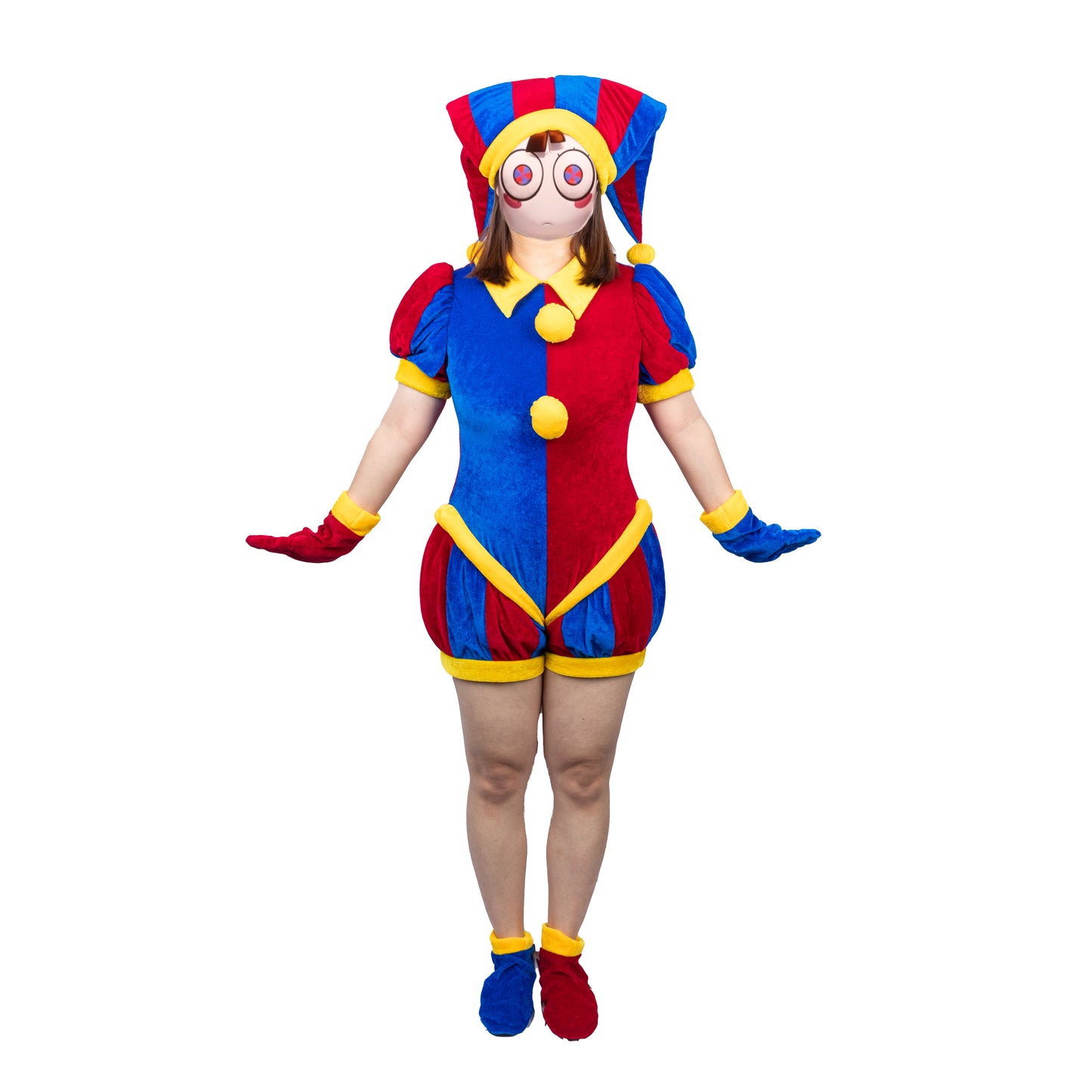 【New Arrival】Xcoser Pomni The Amazing Digital Circus Inspired Cosplay
