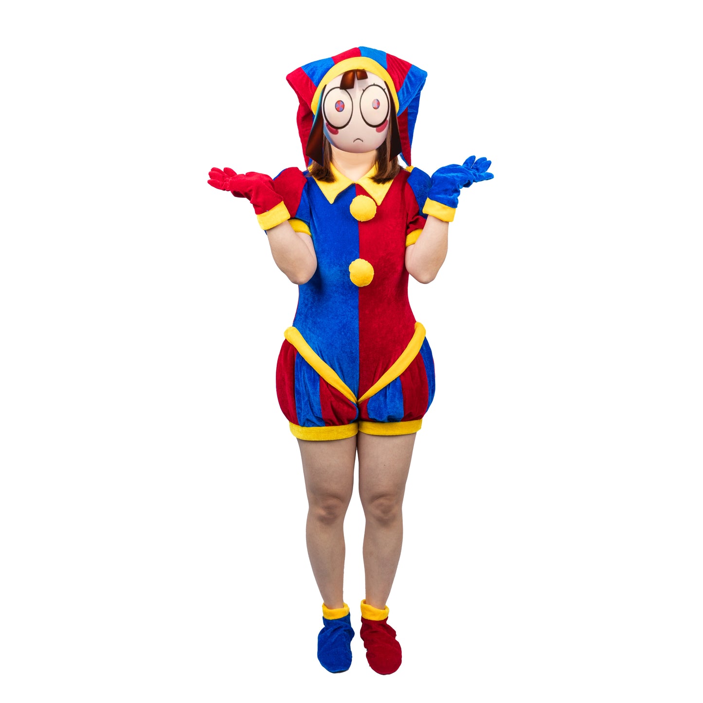 【New Arrival】Xcoser Pomni The Amazing Digital Circus Inspired Cosplay