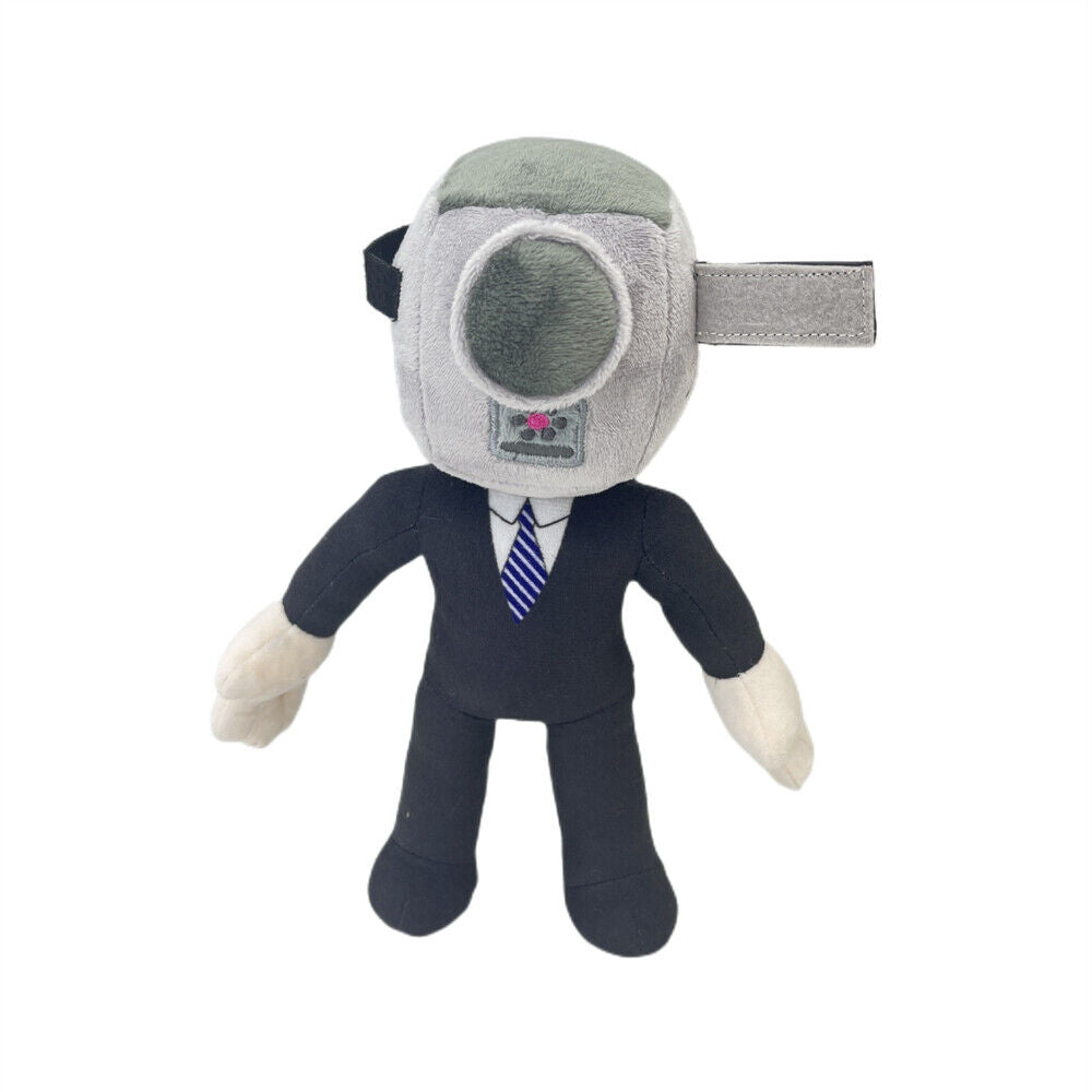 Skibidi Toilet Professor Toiletman Plush Stuffed Dolls Toys Kids Fans Xmas  Gift