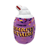 【New Arrival】X-costumes Grimace Purple Plush Cartoon Stuffed Eggplant Cup Dolls Toys Kids Birthday Gifts