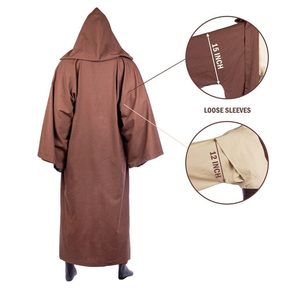 Jedi Coat/star Wars/cosplay Jedi/jedi/star Wars/obiwan Kenobi -  Hong  Kong