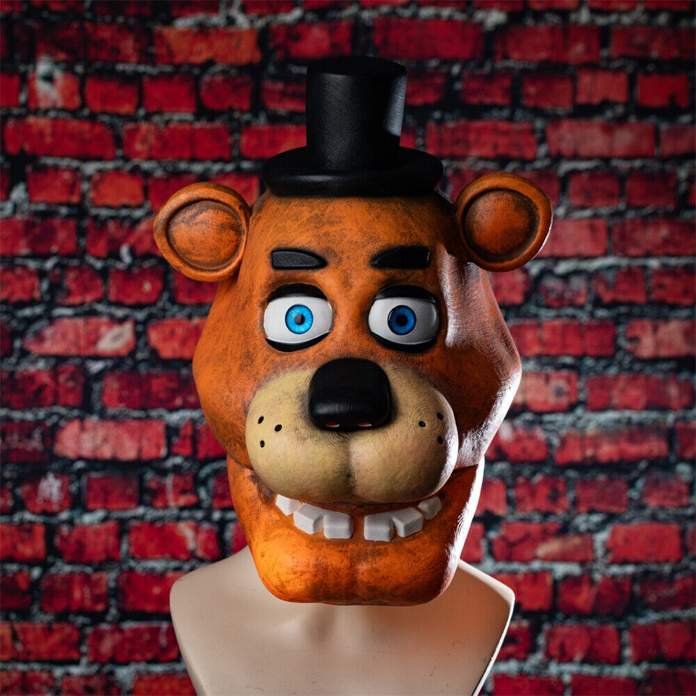 【New Arrival】Xcoser Five Nights at Freddy's Faz Bear Cosplay Mask Latex