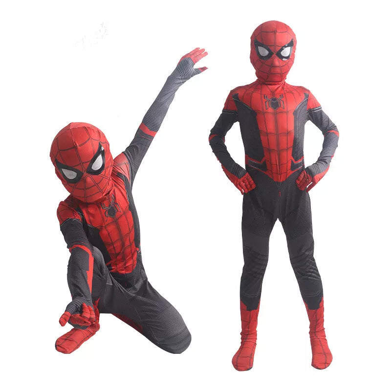 【Second item half price】Xcoser Kids Boys Superhero Spiderman Venom Cosplay Bodysuit