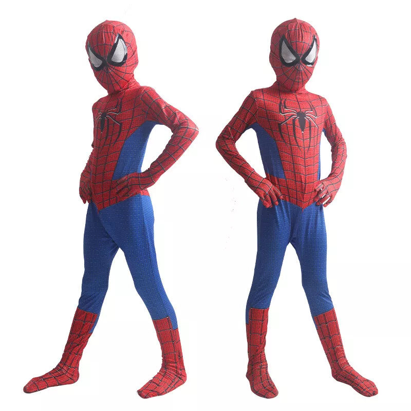 【Second item half price】Xcoser Kids Boys Superhero Spiderman Venom Cosplay Bodysuit