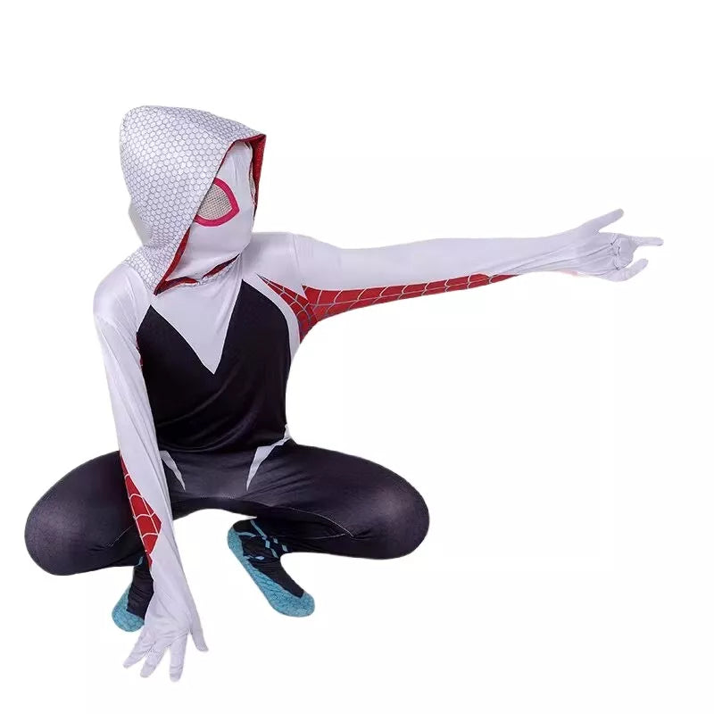 【Second item half price】Xcoser Kids Boys Superhero Spiderman Venom Cosplay Bodysuit