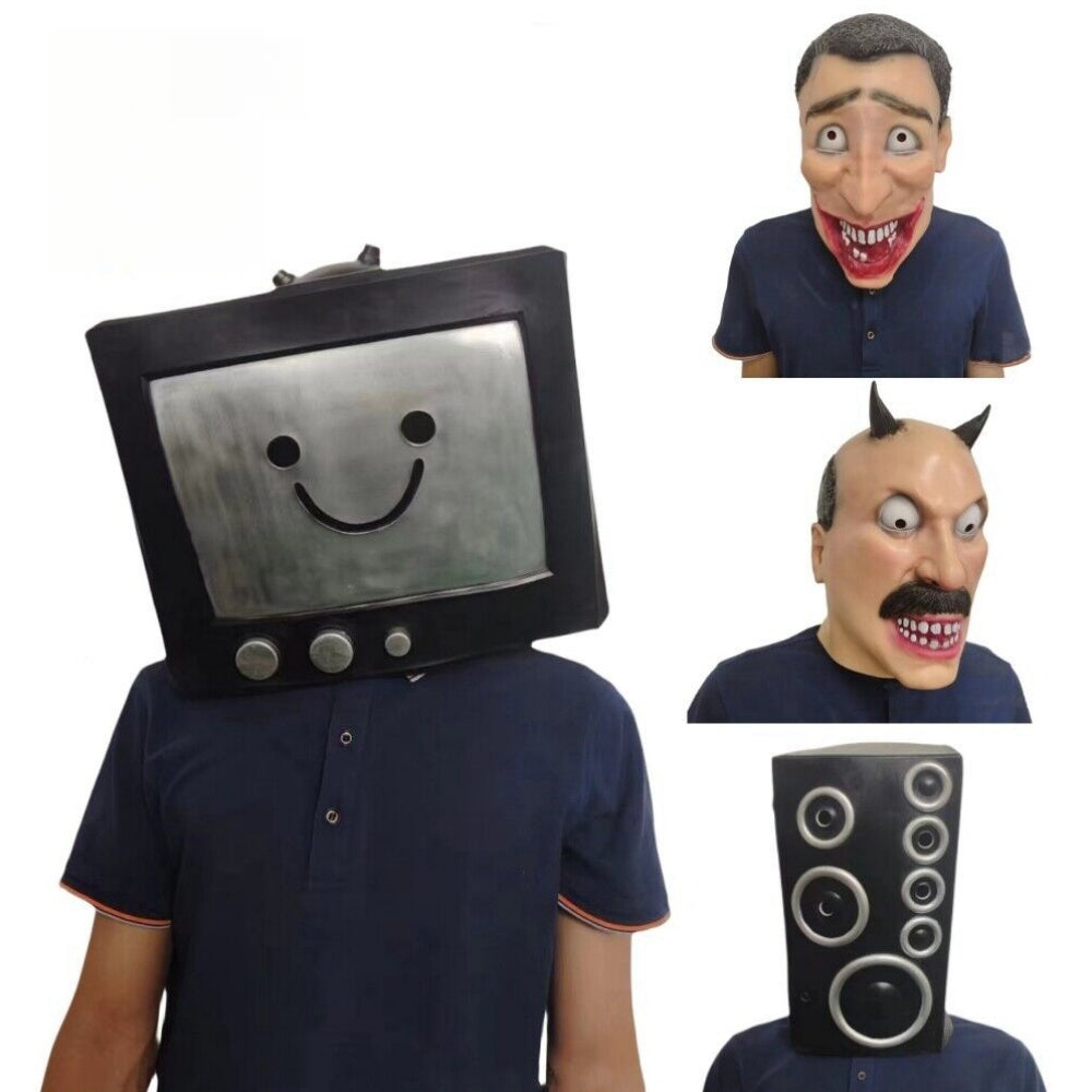 Xcoser Skibidi Toilet Mask Latex