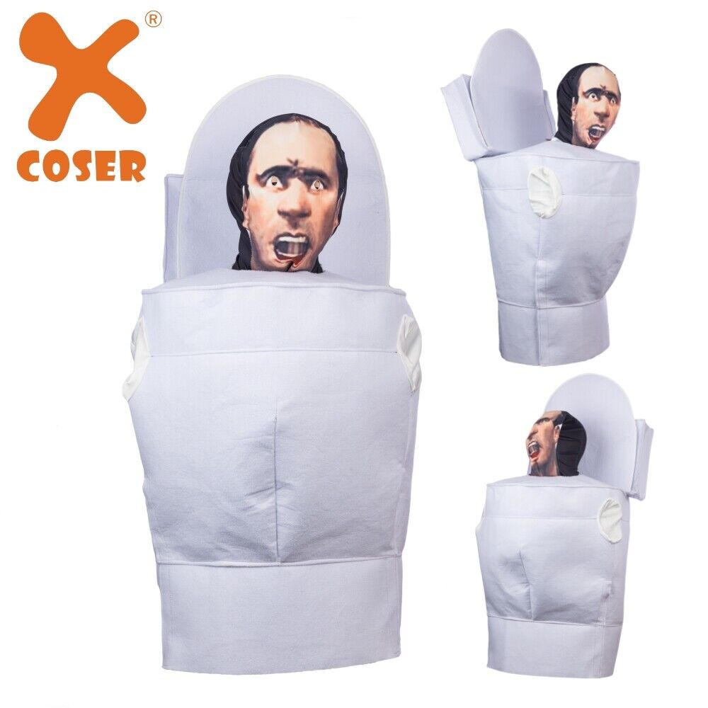 【New Arrival】Xcoser Skibidi Toiletman Kids/Adults Cosplay Costume