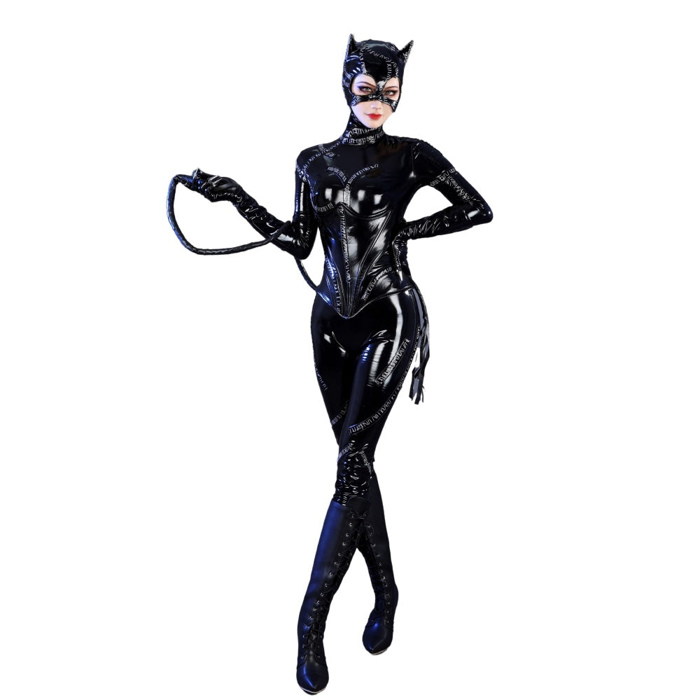 【New Arrival】Xcoser Movie Batman Return Catwoman Cosplay Costume