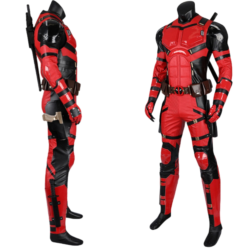 【New Arrival】Xcoser Deadpool3 Wade Wilson Bright Red Costume