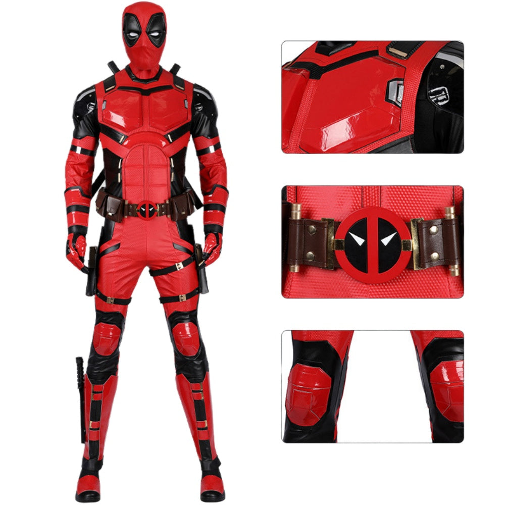 【New Arrival】Xcoser Deadpool3 Wade Wilson Bright Red Costume