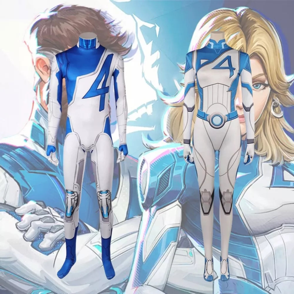 【New Arrival】Xcoser 2024 Game Marvel Rival Mister Fantastic Invisible Woman Bodysuit