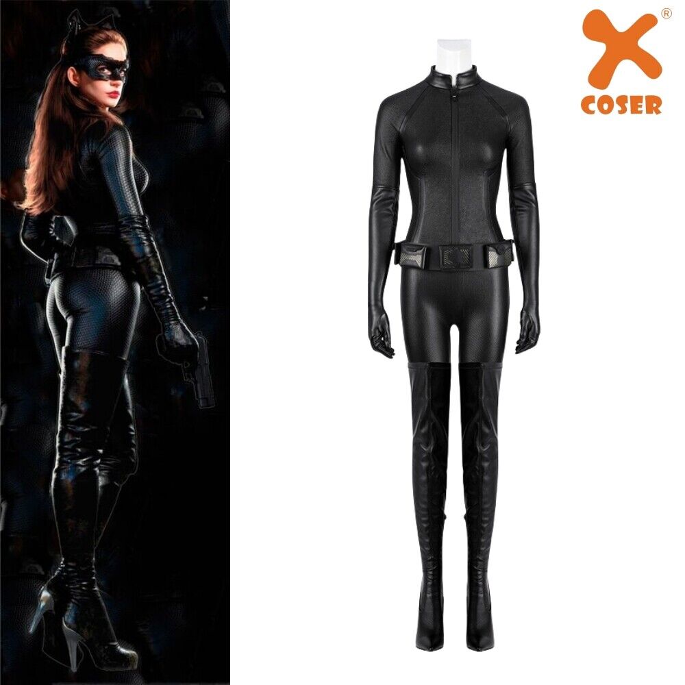 【New Arrival】Xcoser The Dark Knight Rises Catwoman Selina Cosplay Costume